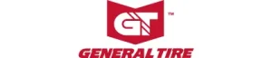 Imagen del logotipo General Tires, conocido por su durabilidad en llantas todoterreno, esencial en la reparación de vehículos robustos.